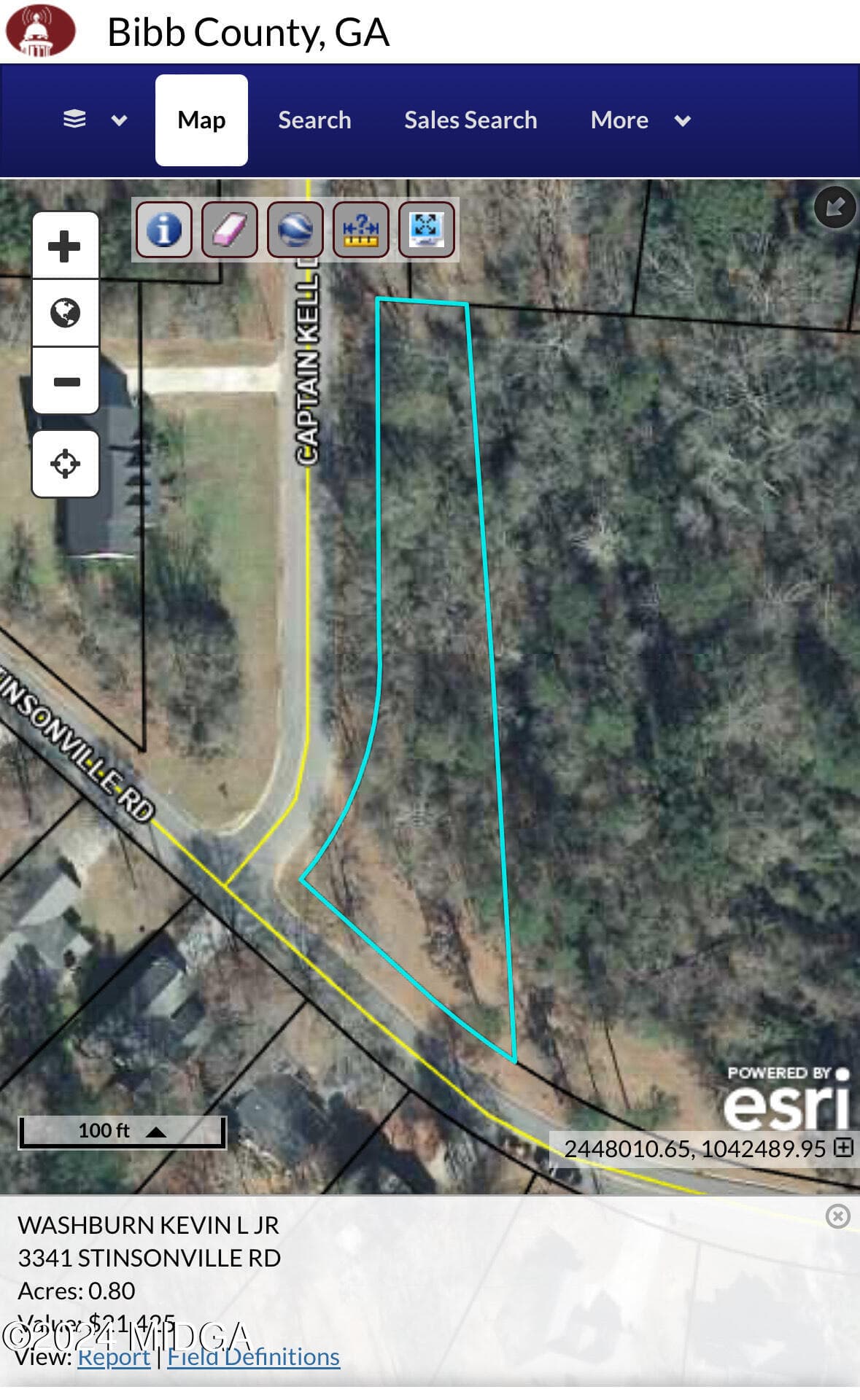Not in Subdivision · 3341 Stinsonville Road, Macon, GA 31204