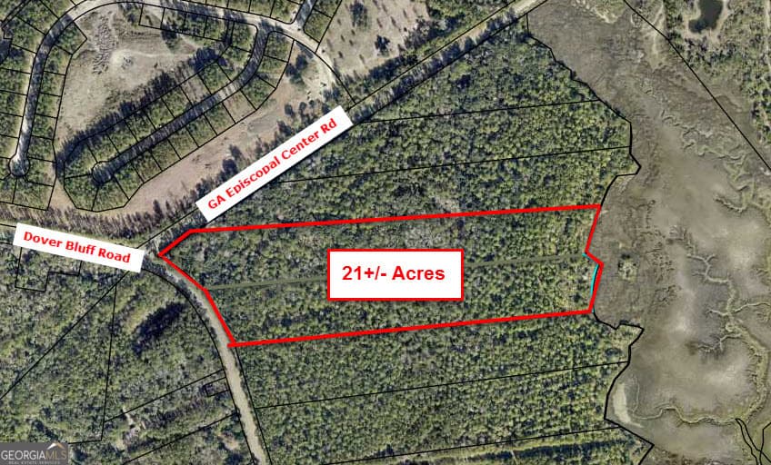0 Dover Bluff Rd & GA Episcopal Center Rd Center, Waverly GA 31565